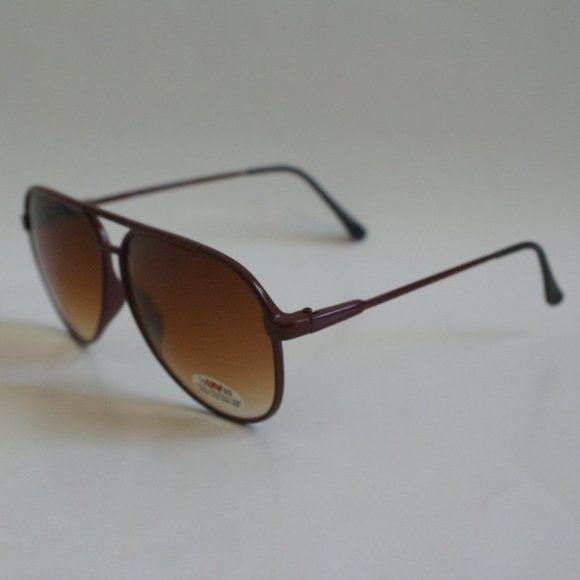 NWT TrueVintage 90's Carbon Fiber Double Bridge Aviator gradient lens Sunglasses - Picture 3 of 5